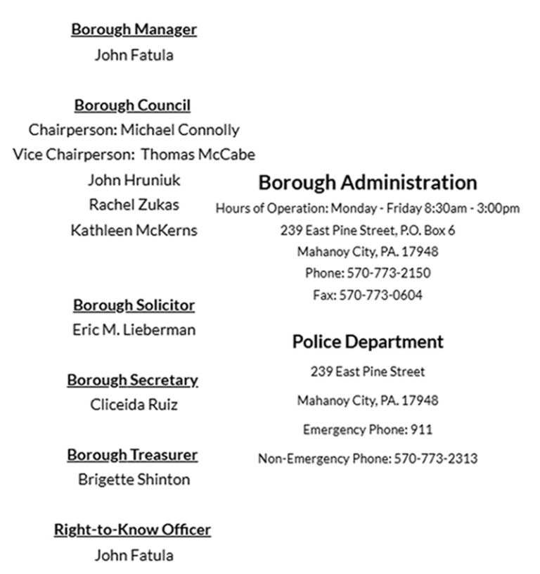 SEPARATION,REPAYMENT,PROTECT,PROTECT AND OVERSERVE,MAHANOY,DOUBLE EMPLOYMENT,MAHANOY CITY,THOMAS RENTSHLER,AGREEMENT,REPAY,PAYBACK,SILENCE,OVERLAP,PATTERN,EAST UNION TOWNSHIP MAHANOY CITY MEMBERS AND CONTACT